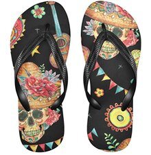 Chaussures d'été tête de mort