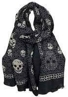 foulard tête de mort