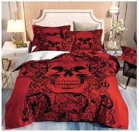 housse de couette tête de mort