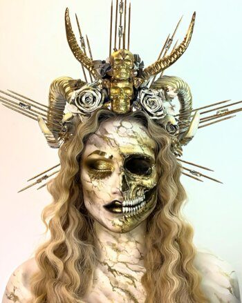 maquillage et têtes de mort 1